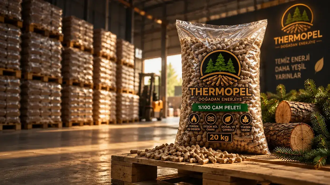 Thermopel çam pelet yakıtı